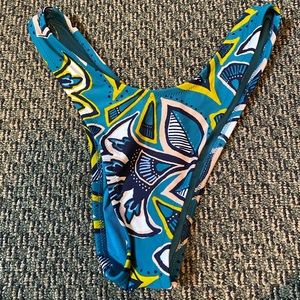 Aerie High Leg Cheeky Swimsuit Bottoms Size M